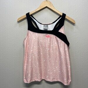 Vtg Nike Y2K Pink Polka Dot Tank Top Women's Sz L (12-14)